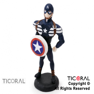 ADORNO CAPITAN AMERICA A. PORCELANA FRIA x 1